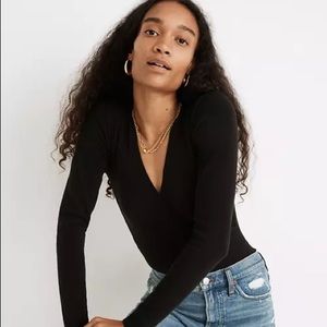 Madewell Wrap Thong Bodysuit NWT
